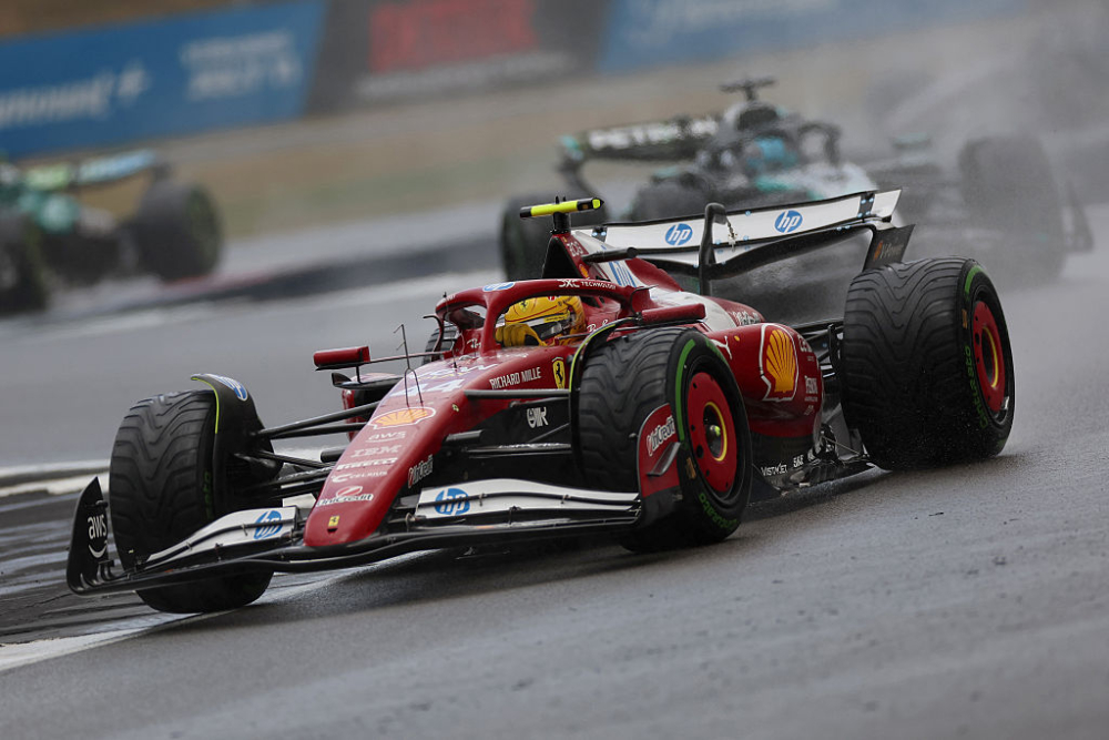 Ferrari 'unbelievably tricky to drive' in the wet at Silverstone – Hamilton Ferrari 'unbelievably tricky to drive' in the wet at Silverstone – Hamilton