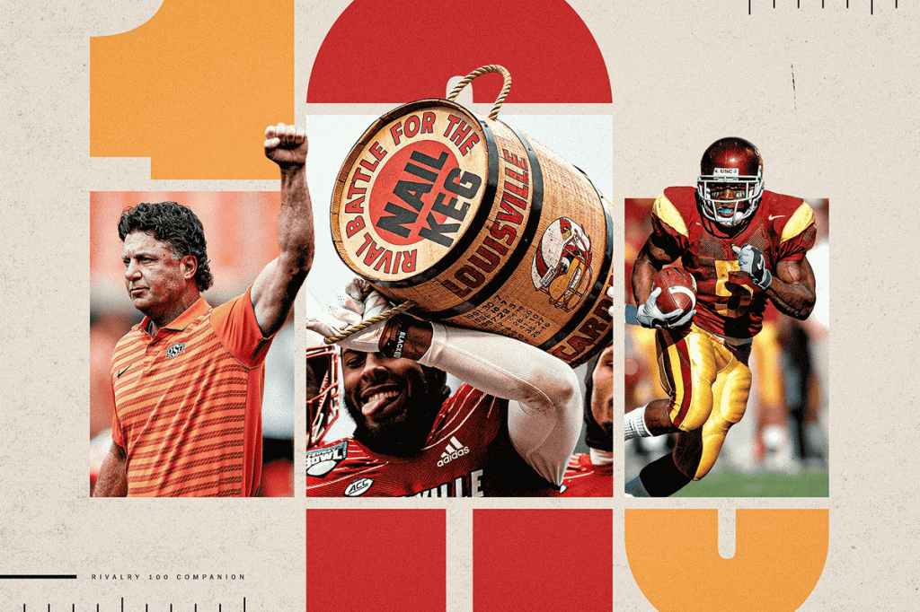 How I ranked college football’s top 100 rivalries: who got left out and who's next
