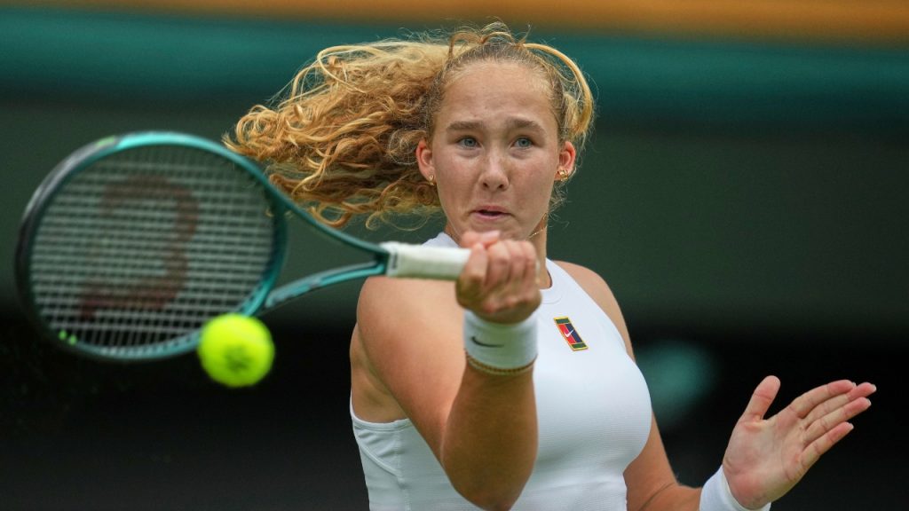 Mirra Andreeva, 18, reaches Wimbledon quarterfinals