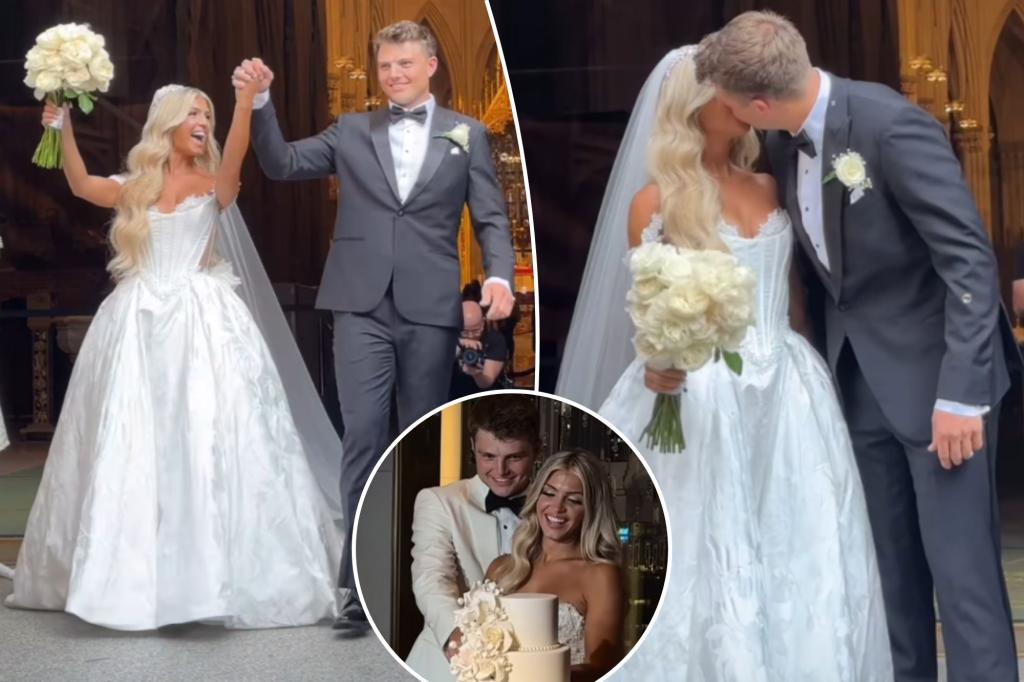 Zach Wilson, new wife Nicolette get married in lavish NYC wedding Zach Wilson, new wife Nicolette get married in lavish NYC wedding
