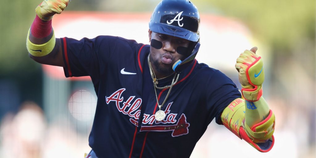 Acuña practices for HR Derby with two rockets in return to Braves lineup Acuña practices for HR Derby with two rockets in return to Braves lineup