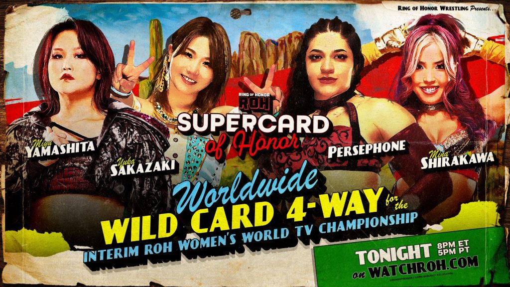 ROH Women’s TV Title To Crown Interim Champion At Supercard of Honor ROH Women’s TV Title To Crown Interim Champion At Supercard of Honor