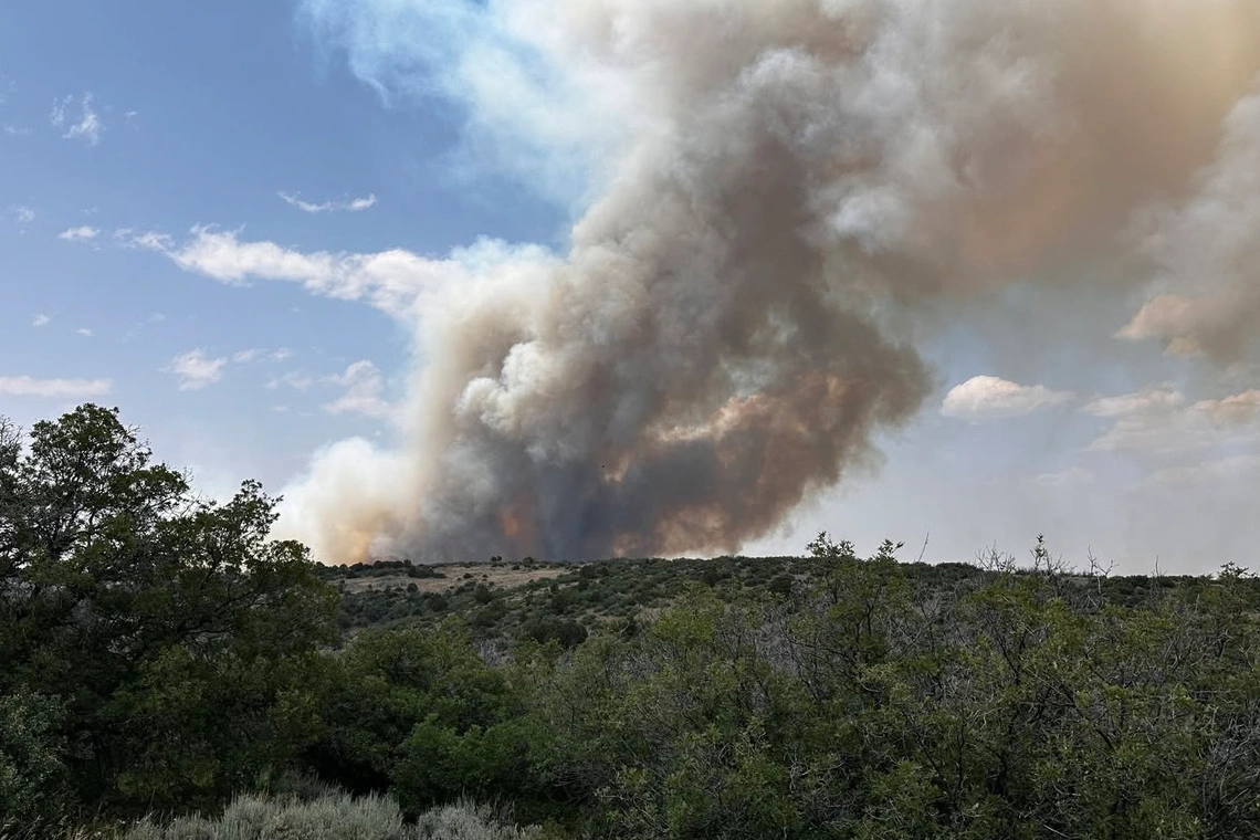 Wildfires Rage in Colorado’s Black Canyon of the Gunnison National Park