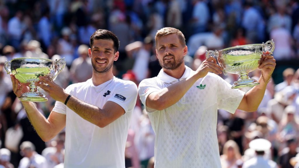 British duo win historic Wimbledon doubles title British duo win historic Wimbledon doubles title
