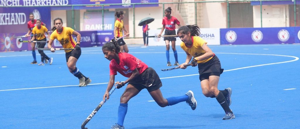 India: 
       Semi-Final Results: 15th Hockey India Sub Junior Women National Championship 2025 – Division ‘A’
