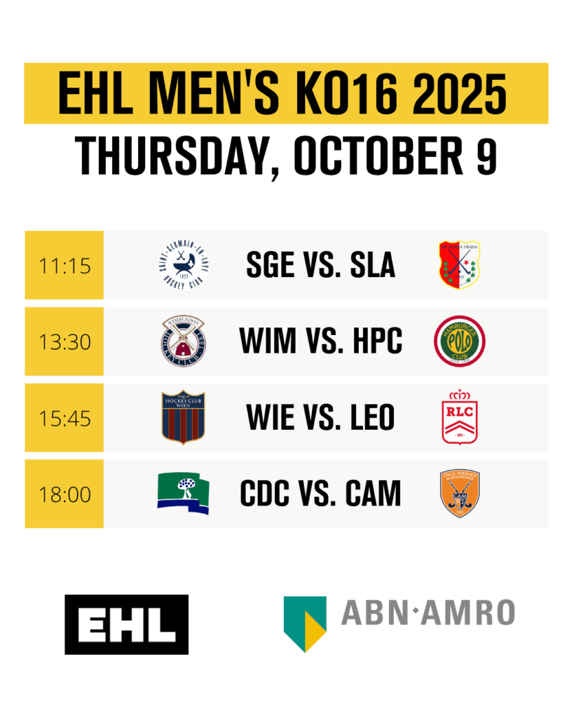 EHL: The EHL Men’s KO16 FIXTURE SCHEDULE has been confirmed EHL: The EHL Men’s KO16 FIXTURE SCHEDULE has been confirmed