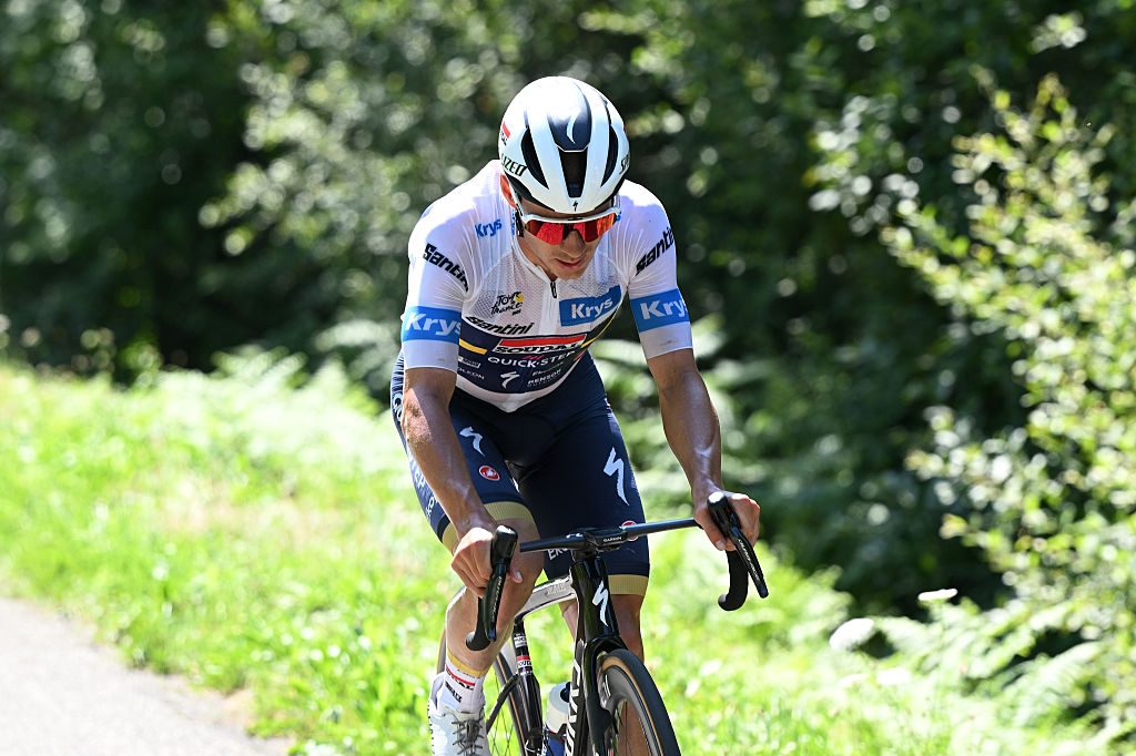 'He didn't break, but you expect a little bit more' – Remco Evenepoel's Tour de France bid takes a hit on stage 12 to Hautacam but Belgian salvages podium hopes