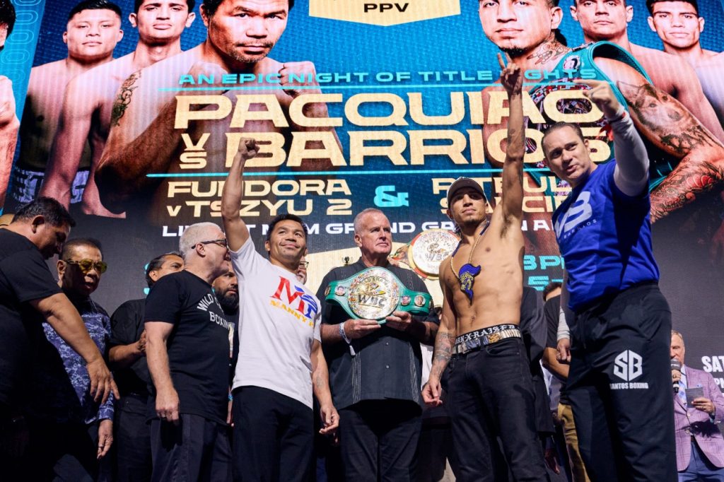Tonight’s Live Results: Pacquiao vs. Barrios and Fundora vs. Tszyu 2 – From Las Vegas Tonight’s Live Results: Pacquiao vs. Barrios and Fundora vs. Tszyu 2 – From Las Vegas