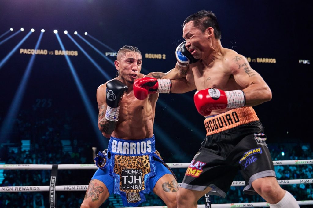 Manny Pacquiao’s Bruised Face After Barrios Fight Contradicts “Sparring Session” Claim Manny Pacquiao’s Bruised Face After Barrios Fight Contradicts “Sparring Session” Claim