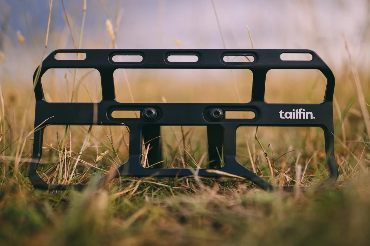 Tailfin’s New Bar Cage Carries All with Optional Accessory Mounts for Lights & GPS