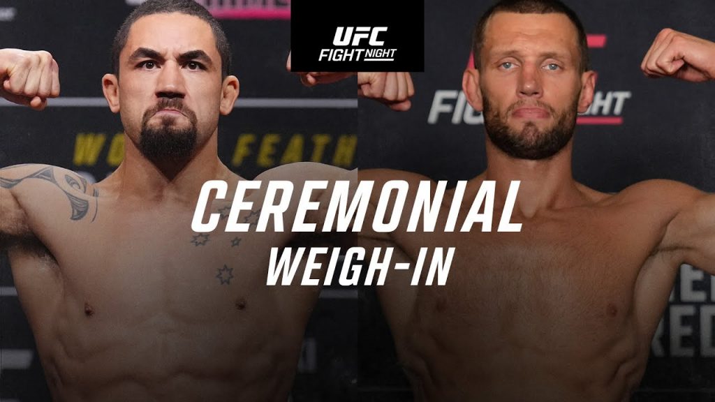UFC Abu Dhabi weigh-in results and video – Whittaker vs. de Ridder UFC Abu Dhabi weigh-in results and video – Whittaker vs. de Ridder