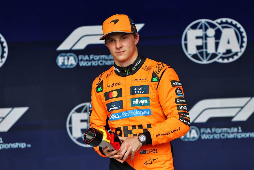 Oscar Piastri relieved to overcome 'little scare' to seal Belgian GP F1 sprint pole