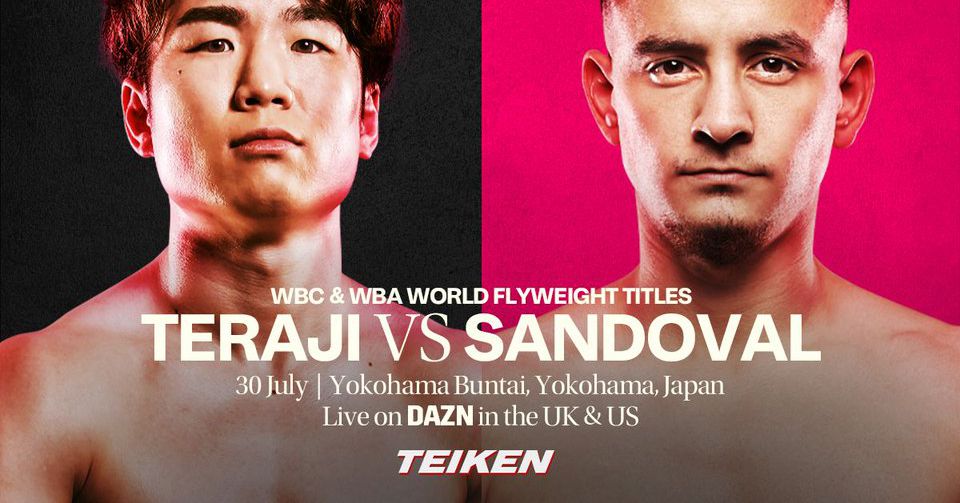 DAZN picks up July 30 Teraji vs Sandoval tripleheader