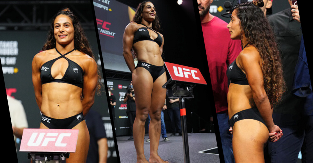 Look: Tabatha Ricci Weigh-In Physique Leaves Abu Dhabi Crowd Speechless