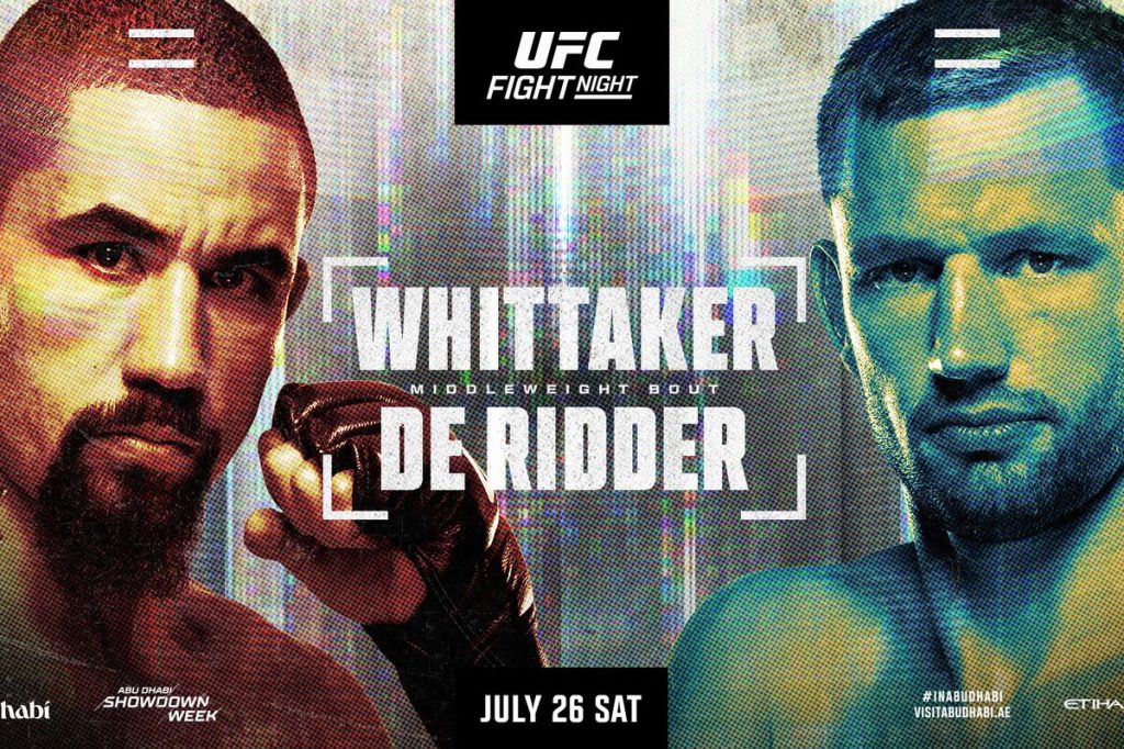 UFC Abu Dhabi Results – Whittaker vs. De Ridder UFC Abu Dhabi Results – Whittaker vs. De Ridder