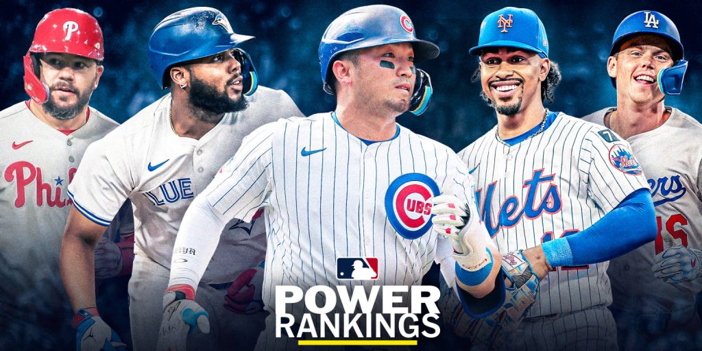 Dodgers remain in top 5 in Power Rankings