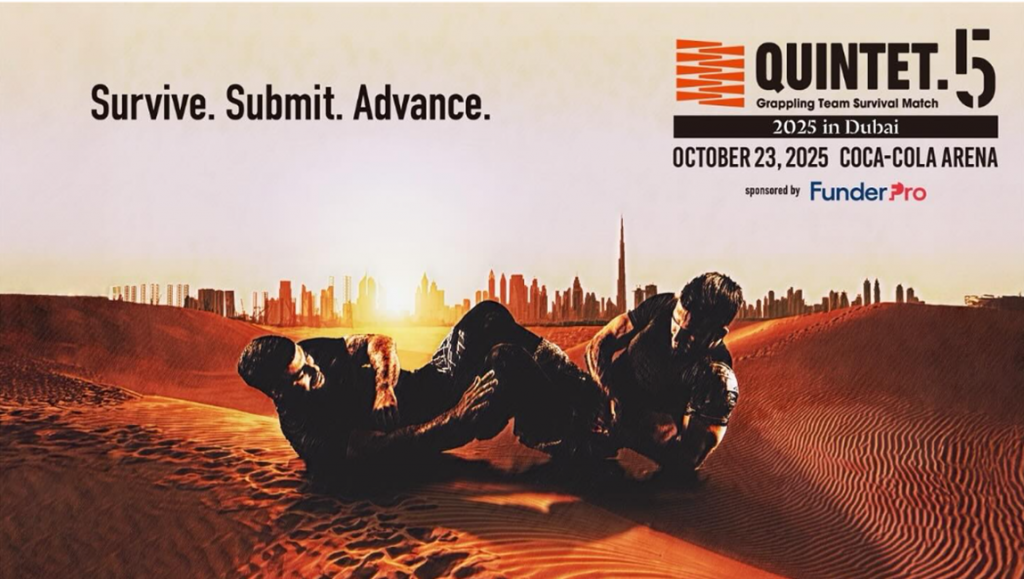 QUINTET Announces Dubai Debut, Bringing Team-Based Grappling to the Middle East QUINTET Announces Dubai Debut, Bringing Team-Based Grappling to the Middle East