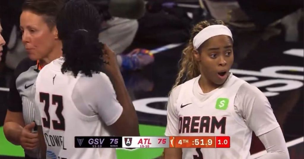Fan throws dildo on the floor at WNBA game