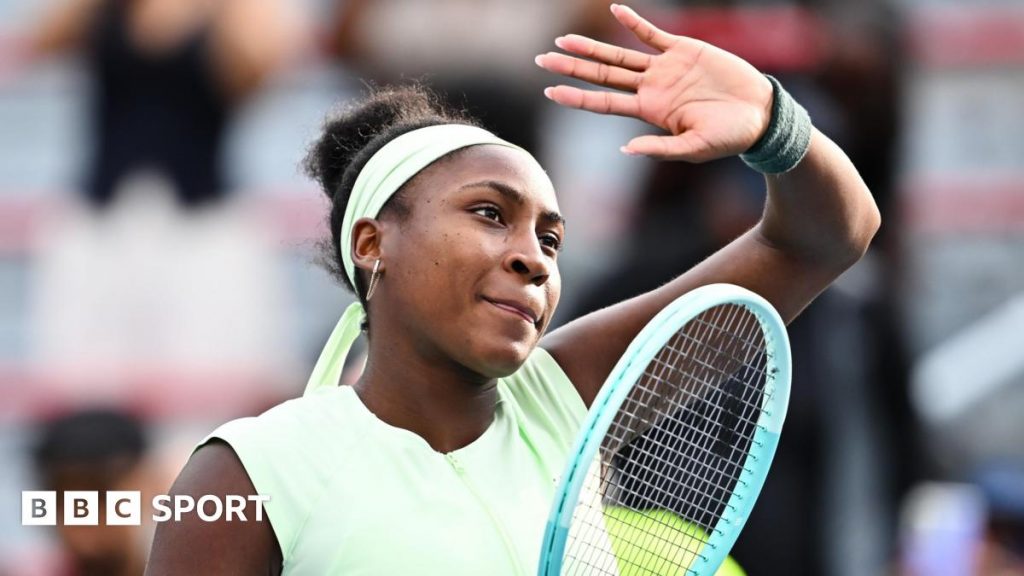 Top seed Gauff fights back to win in Montreal Top seed Gauff fights back to win in Montreal