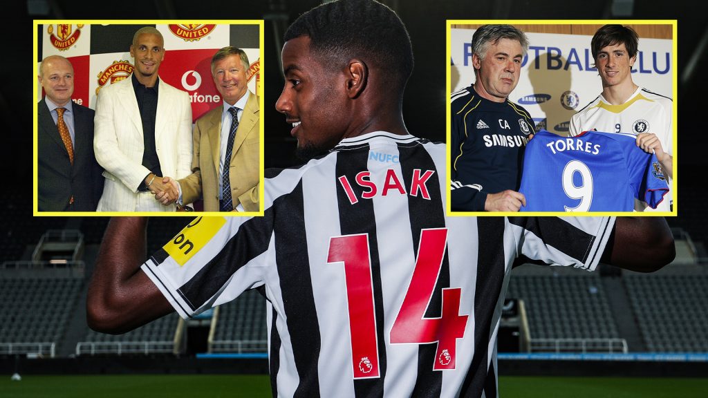 Top 10 highest Premier League transfers after inflation has Alexander Isak NINTH despite record move Top 10 highest Premier League transfers after inflation has Alexander Isak NINTH despite record move