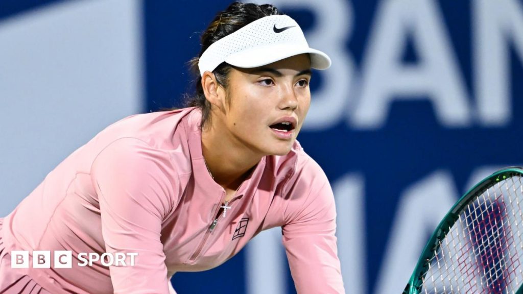 Raducanu thrashed by Wimbledon finalist Anisimova Raducanu thrashed by Wimbledon finalist Anisimova