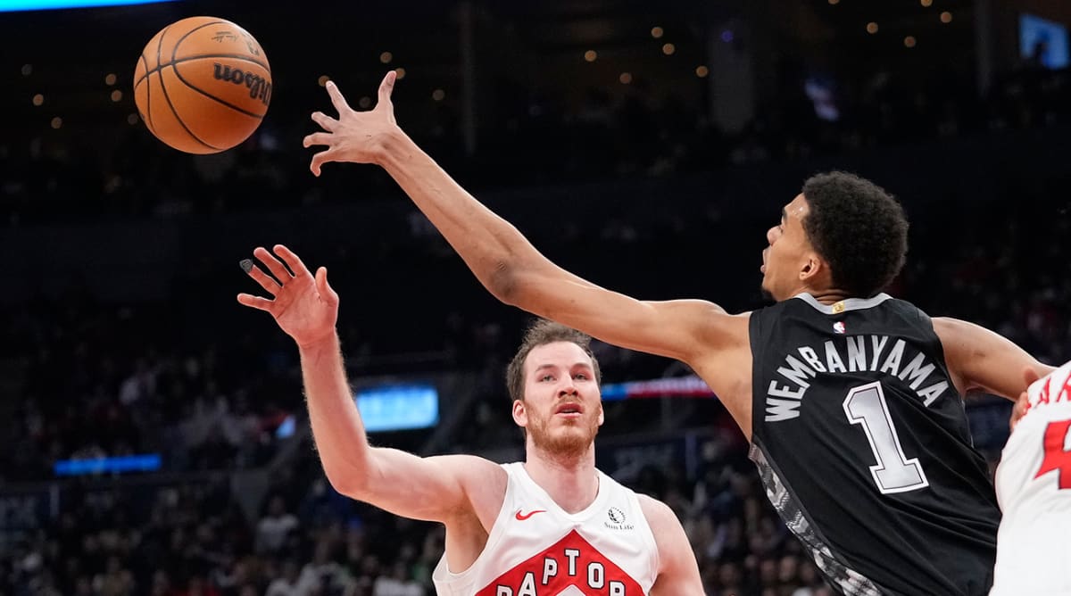 Victor Wembanyama's Dominant Outing vs. Raptors Results in Rare Triple-Double Victor Wembanyama's Dominant Outing vs. Raptors Results in Rare Triple-Double