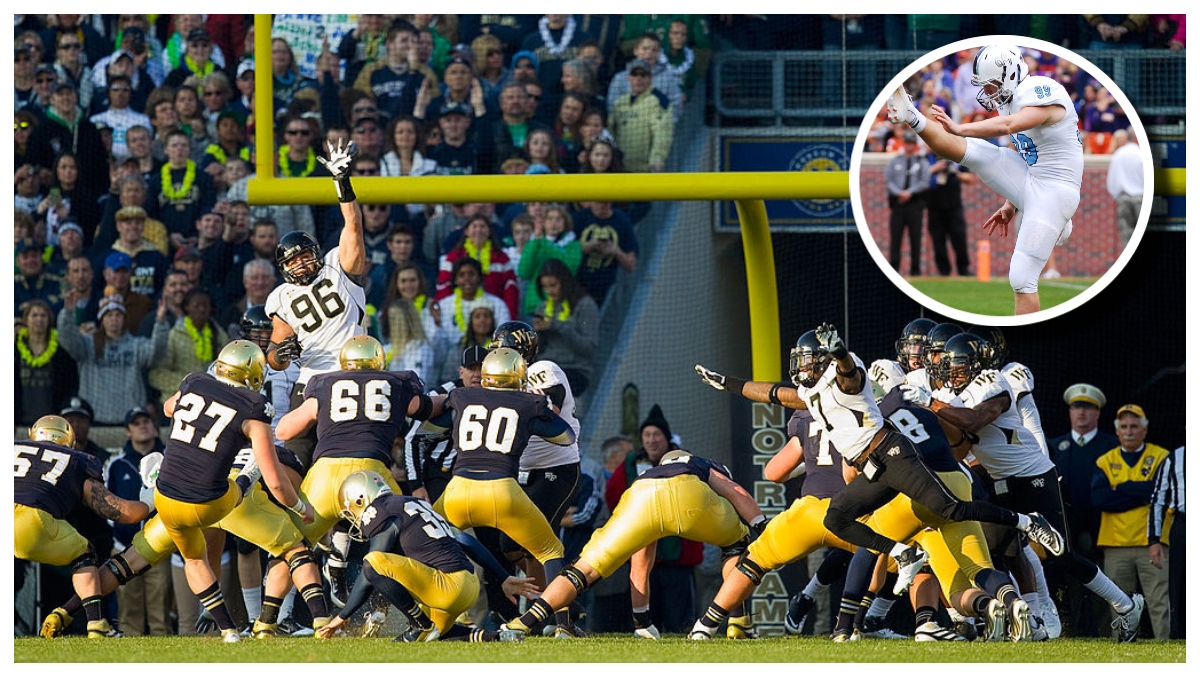 Notre Dame Football Has A New Kicker And He's A 30-Year-Old Army Vet Notre Dame Football Has A New Kicker And He's A 30-Year-Old Army Vet