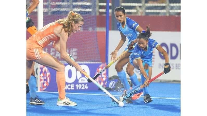 India: Indian Women’s Hockey Team goes down 0-1 against the Netherlands in the FIH Hockey Pro League 2023/24 India: Indian Women’s Hockey Team goes down 0-1 against the Netherlands in the FIH Hockey Pro League 2023/24