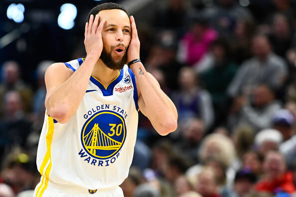 Warriors star Steph Curry hits over 100-foot shot from opposite tunnel during pregame vs. Clippers