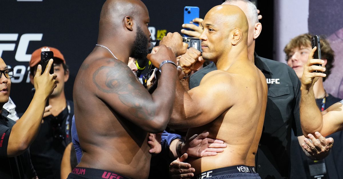 UFC 298’s Marcos Rogerio de Lima chasing Derrick Lewis rematch, confident he wins 9 out of 10 times