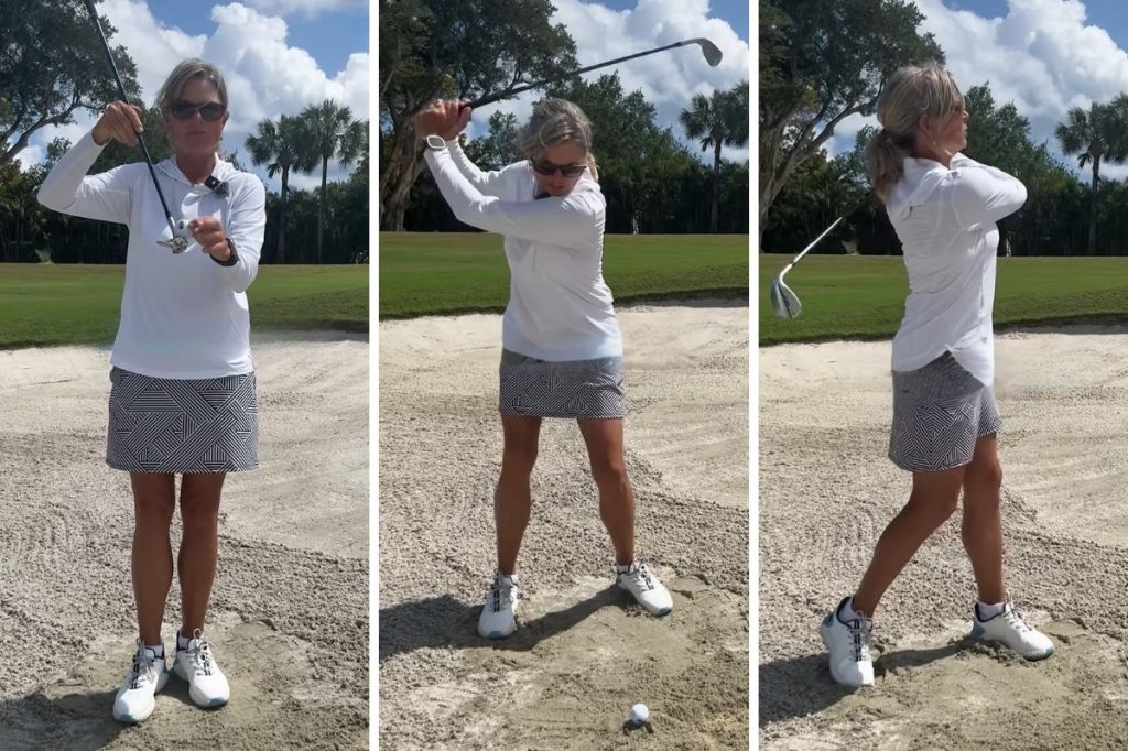 Make a Full Backswing for Better Bunker Shots Make a Full Backswing for Better Bunker Shots