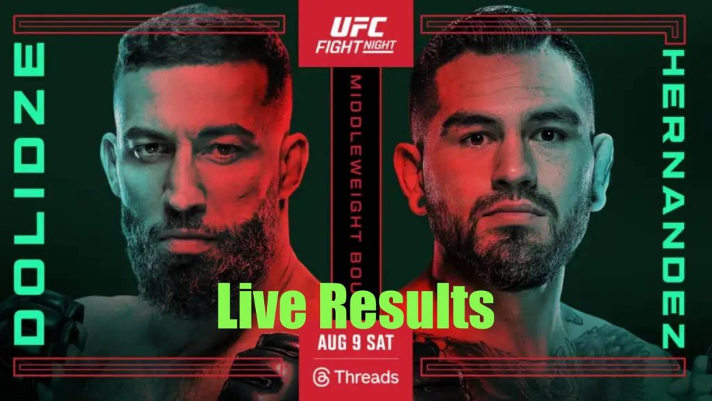 UFC Vegas 109: Dolidze vs. Hernandez live results