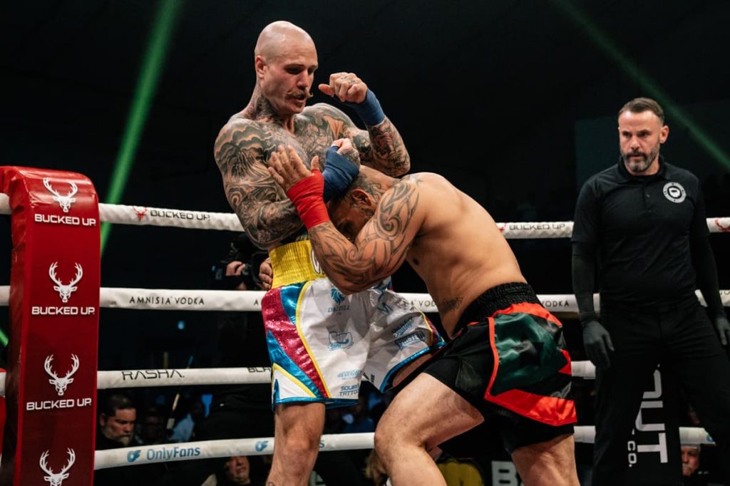 BKFC Edmonton photos: Drew Stuve drops and stops Will Santiago in first round