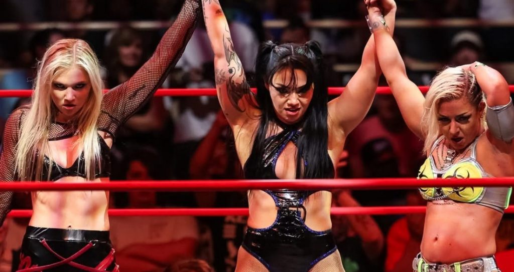 Triangle of Madness Dominate On Collision, Harley Cameron Return Promo