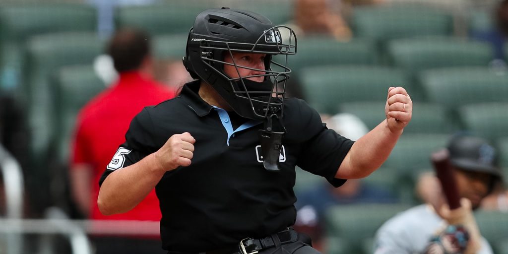 Trailblazing umpire Pawol debuts behind plate: 'Big day for her, big day for MLB' Trailblazing umpire Pawol debuts behind plate: 'Big day for her, big day for MLB'