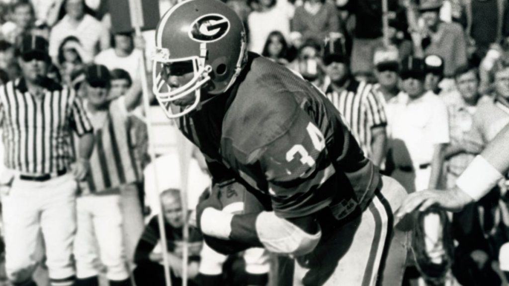 Which college football players made AP All-Time All-American team?