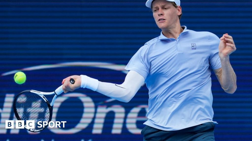 Sinner routs Auger-Aliassime to reach Cincinnati semis Sinner routs Auger-Aliassime to reach Cincinnati semis