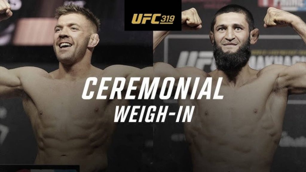 UFC 319: Du Plessis vs. Chimaev Ceremonial Weigh-In Video