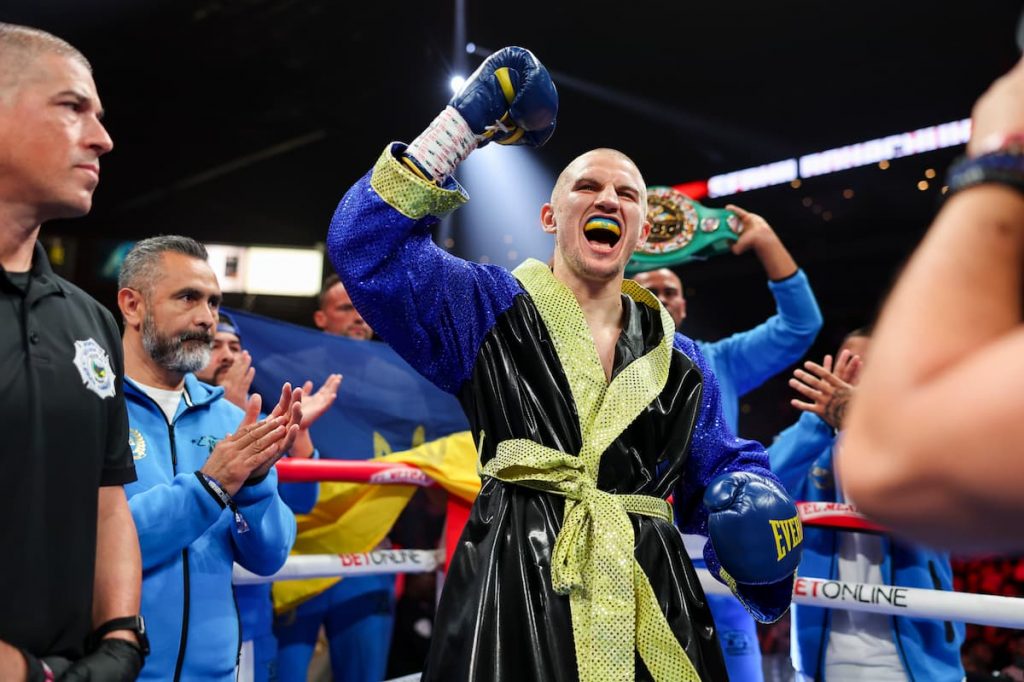 Serhii Bohachuk vs Brandon Adams rematch headlines Canelo-Crawford prelims
