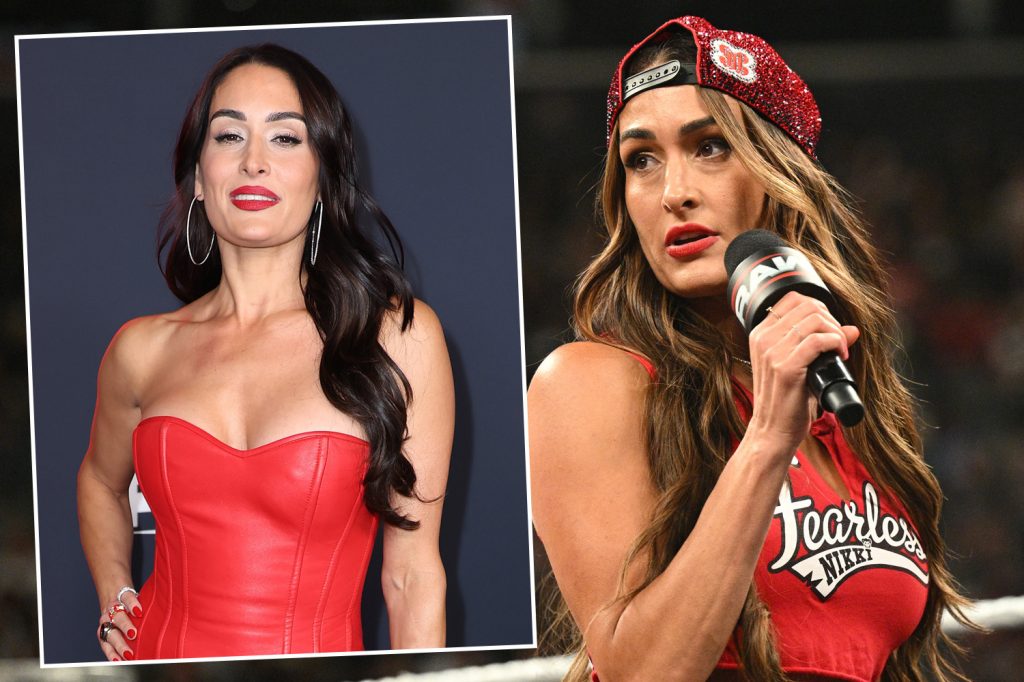 WWE legend Nikki Bella suffers horror breast implant injury in Monday Night RAW blunder WWE legend Nikki Bella suffers horror breast implant injury in Monday Night RAW blunder