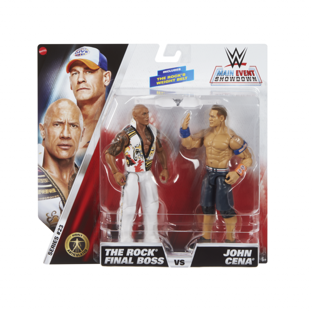 Pre-Order Alert: WWE Main Event Showdown 23 John Cena & The Rock on Amazon