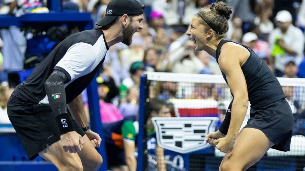 Errani, Vavassori win US Open mixed doubles title