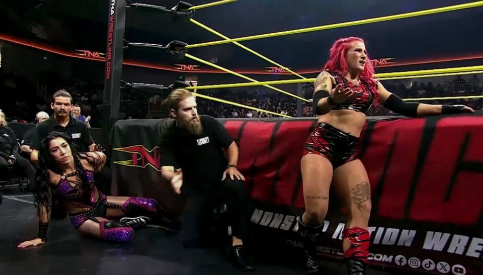 Dani Luna Snaps in Knockouts Gauntlet Match; Exchange of Words Before NXT Heatwave