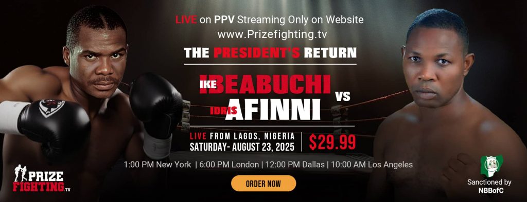 Ibeabuchi vs Affini Today – The President’s Return: PPV Start Time, Where To Watch Ibeabuchi vs Affini Today – The President’s Return: PPV Start Time, Where To Watch