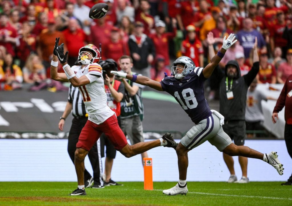 No. 22 Iowa State edges No. 17 Kansas State in second-half slugfest in Dublin