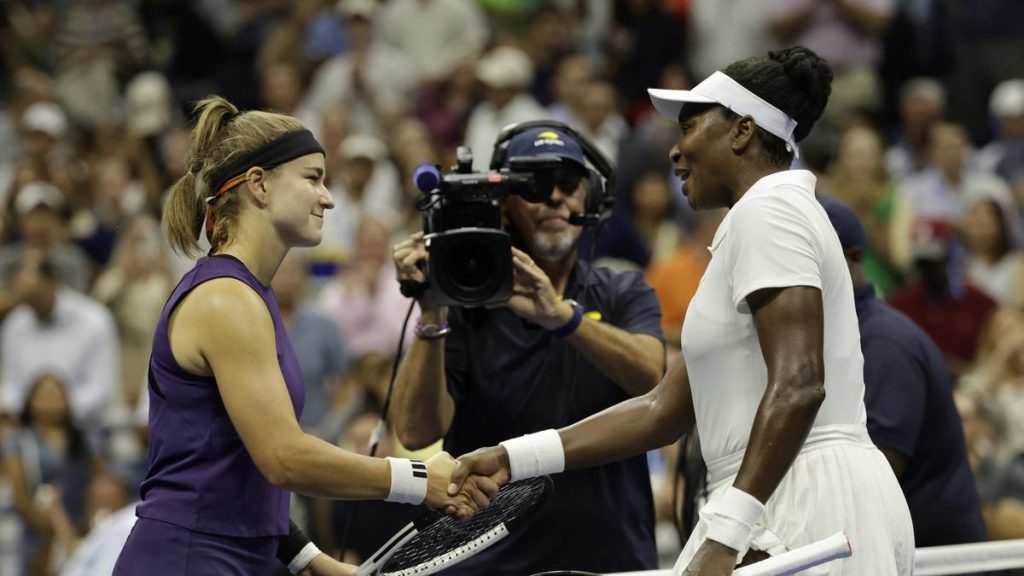 Venus Williams loses in three sets at the U.S. Open in her first Grand Slam match in two years Venus Williams loses in three sets at the U.S. Open in her first Grand Slam match in two years