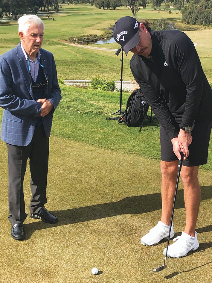 Bound for Europe, Quayle catches up with an old mentor