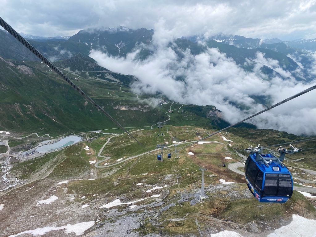 Snow at Altitude & Cooler Temperatures in the Alps