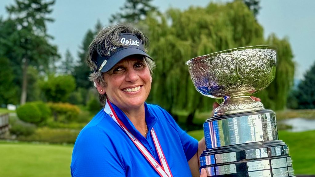 Shelly Stouffer completes wire-to-wire victory for third career Canadian Women’s Senior Championship title  