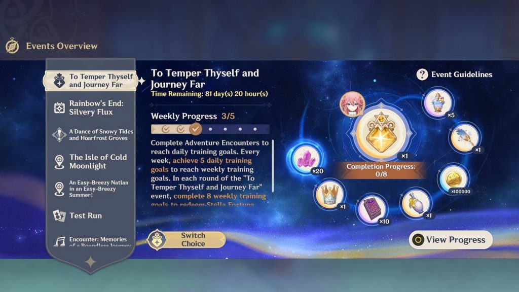 Genshin Impact: To Temper Thyself and Journey Far event explained Genshin Impact: To Temper Thyself and Journey Far event explained